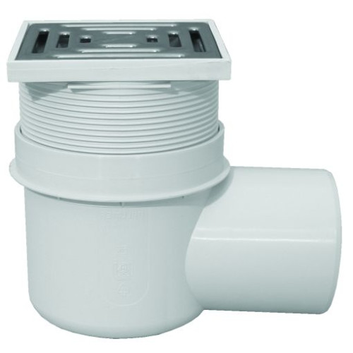 Basement drain DN75 horizontal 148x148mm/138x138mm Basement drain DN75 horizontal 148x148mm/138x138mm
